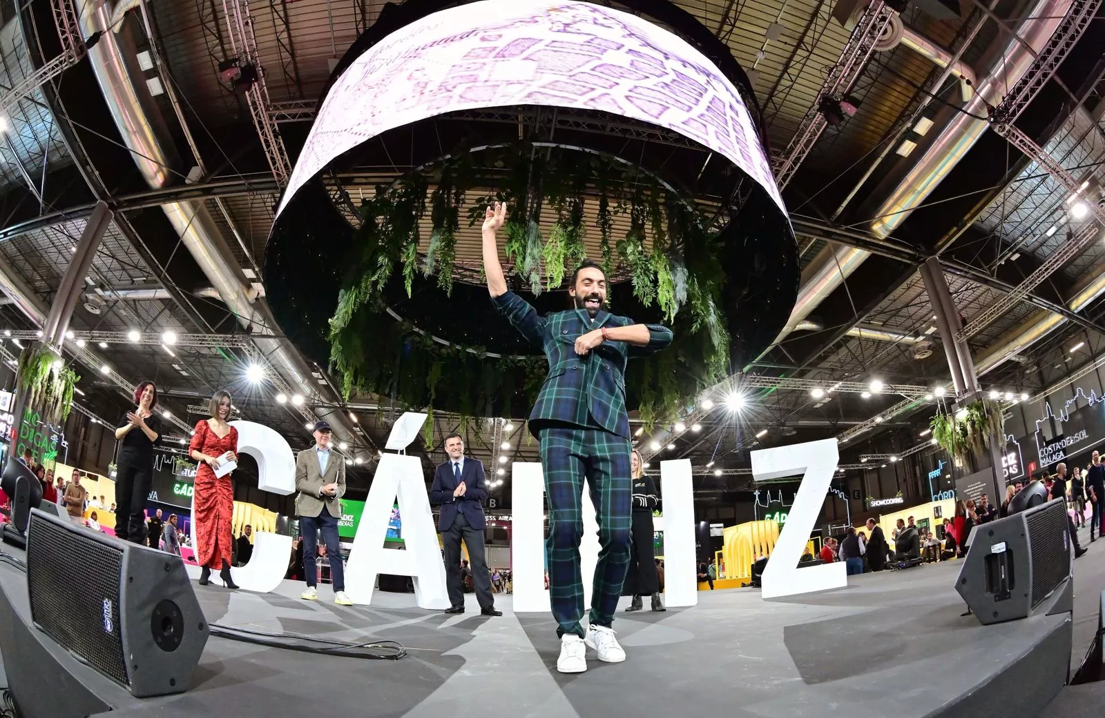 El bailaor Eduardo Guerrero interviene en la presentación de Cádiz en FITUR