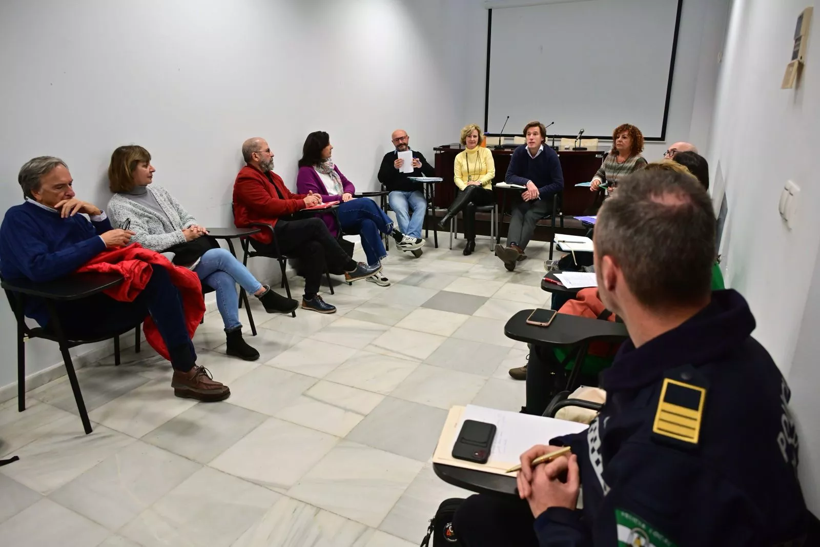 Imagen de la reunión técnica de trabajo con entidades de personas sin hogar