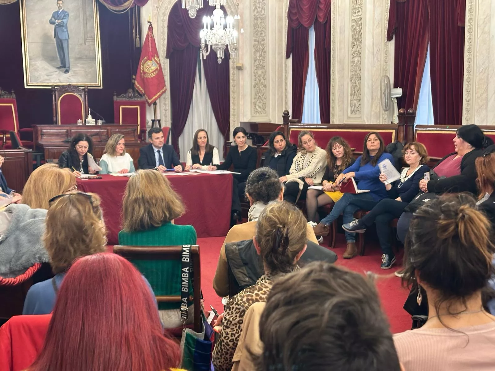 Sesión extraordinaria del Consejo Municipal de la Mujer de Cádiz. 