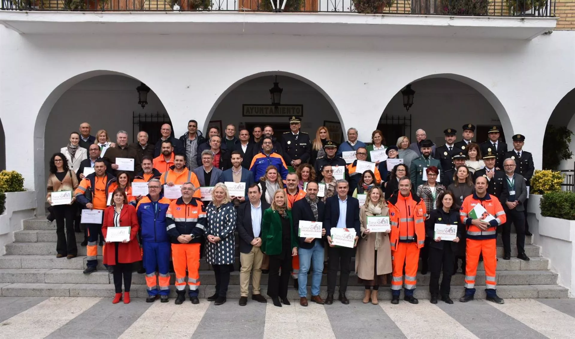 Acto de reconocimiento de nuevas zonas cardioaseguradas