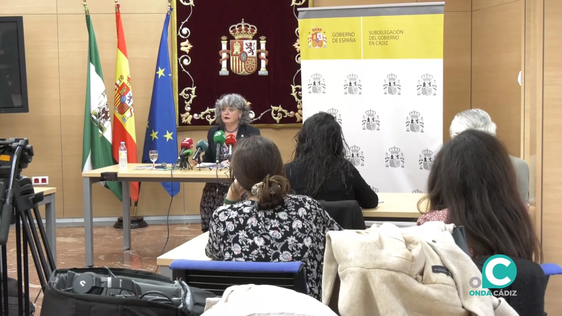 Comparecencia de la nueva subdelegada del Gobierno en Cádiz, Blanca Flores.