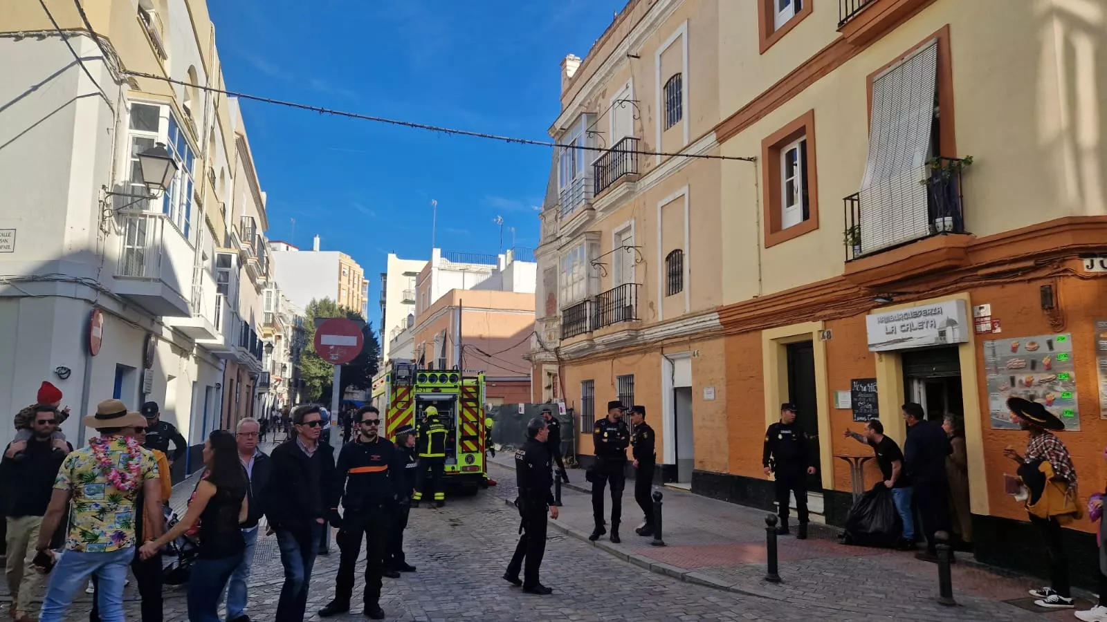 El suceso ocurrió a primera hora de la tarde de este sábado