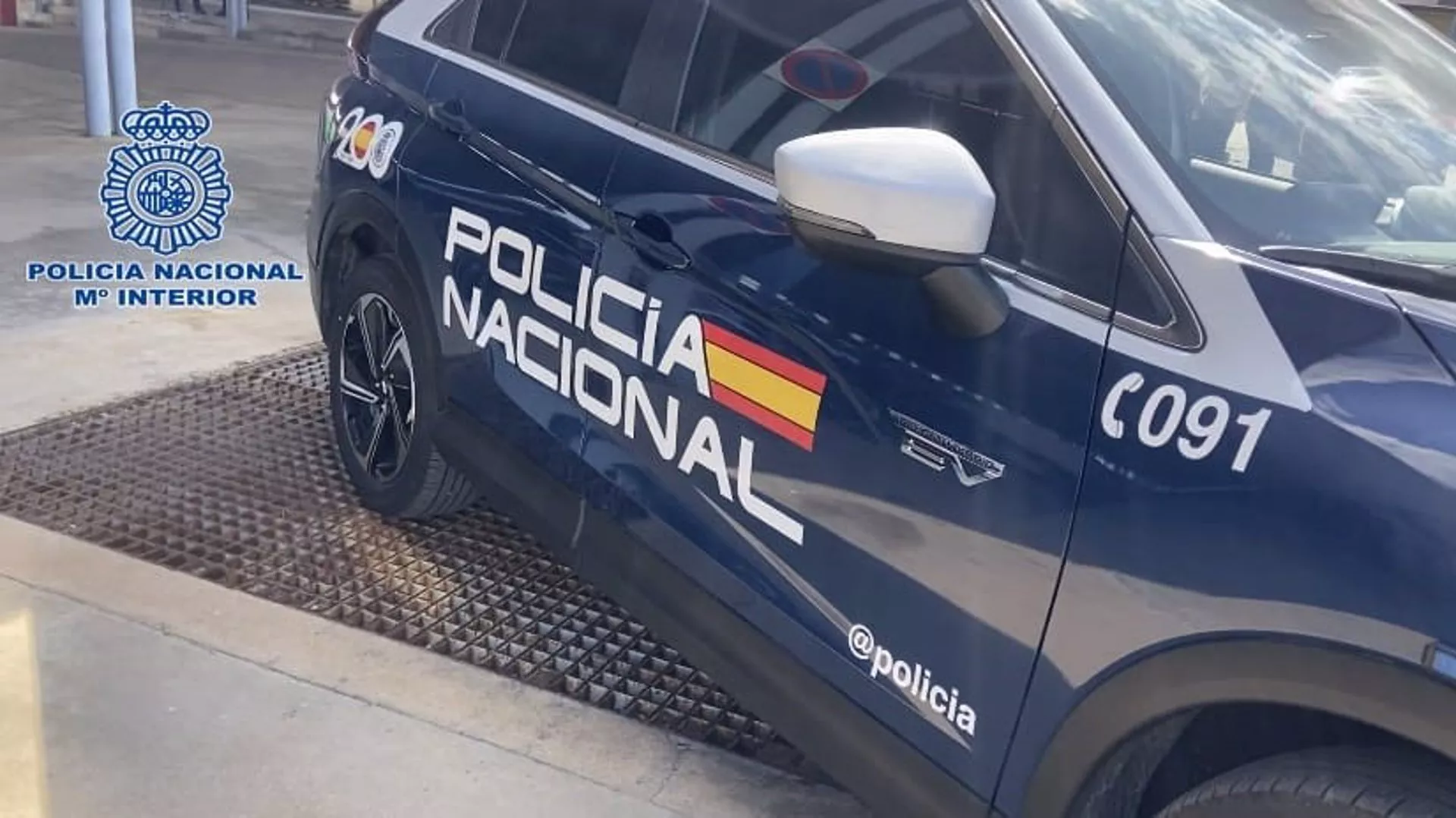 Imagen de un vehículo de la Policía Nacional