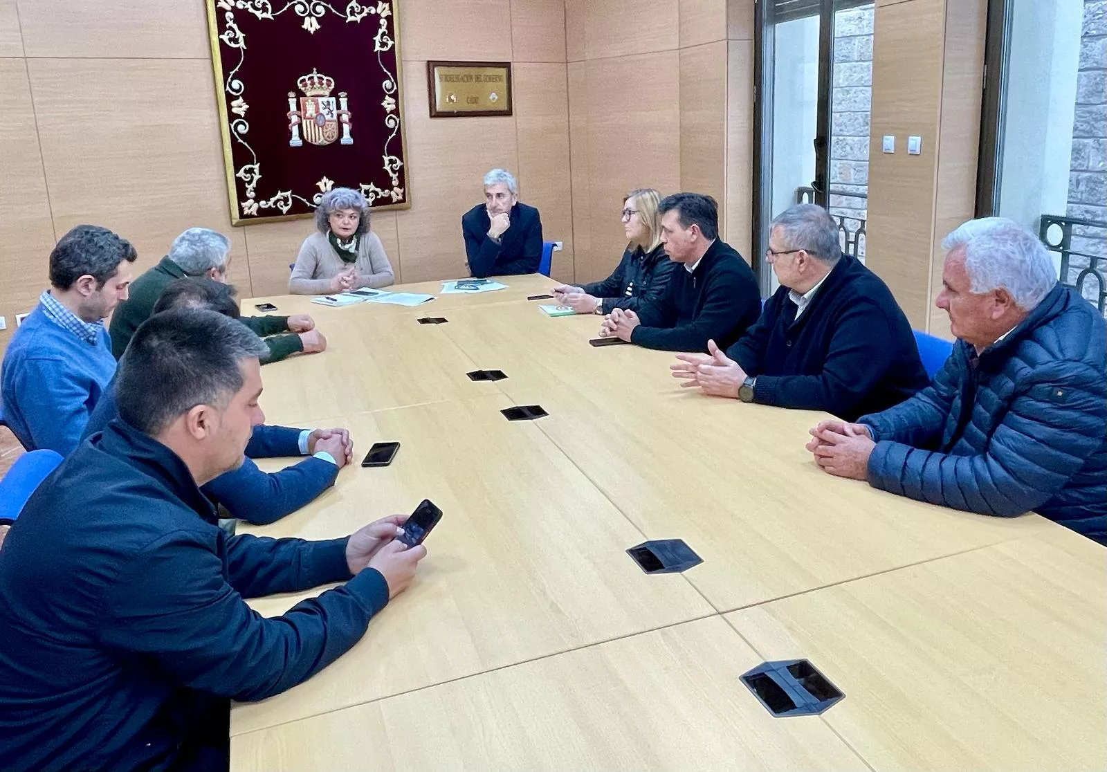 Reunión con los representantes de las principales asociaciones agrarias de la provincia. 