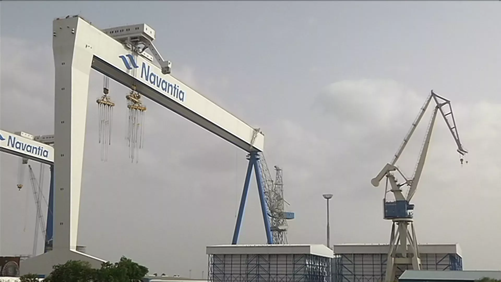 Astillero de Navantia en Cádiz. 