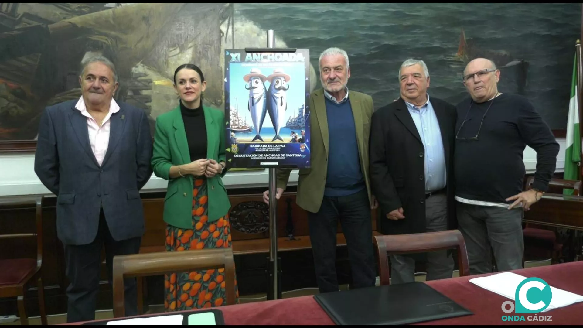La Asociación Carnavalesca Holoturia Gaditana presenta el cartel de la Anchoada Popular Gaditana. La Asociación Carnavalesca Holoturia Gaditana presenta el cartel de la Anchoada Popular Gaditana.