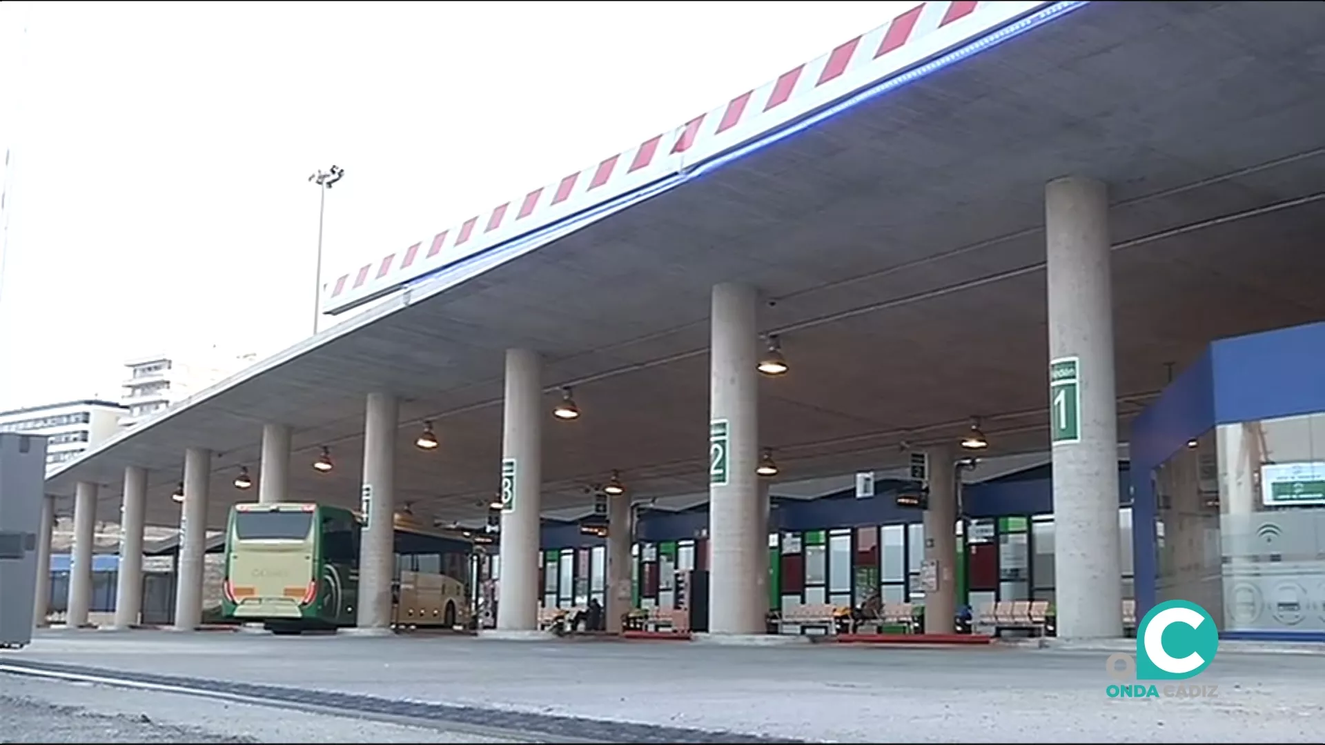 Estación de autobuses de Cádiz. 