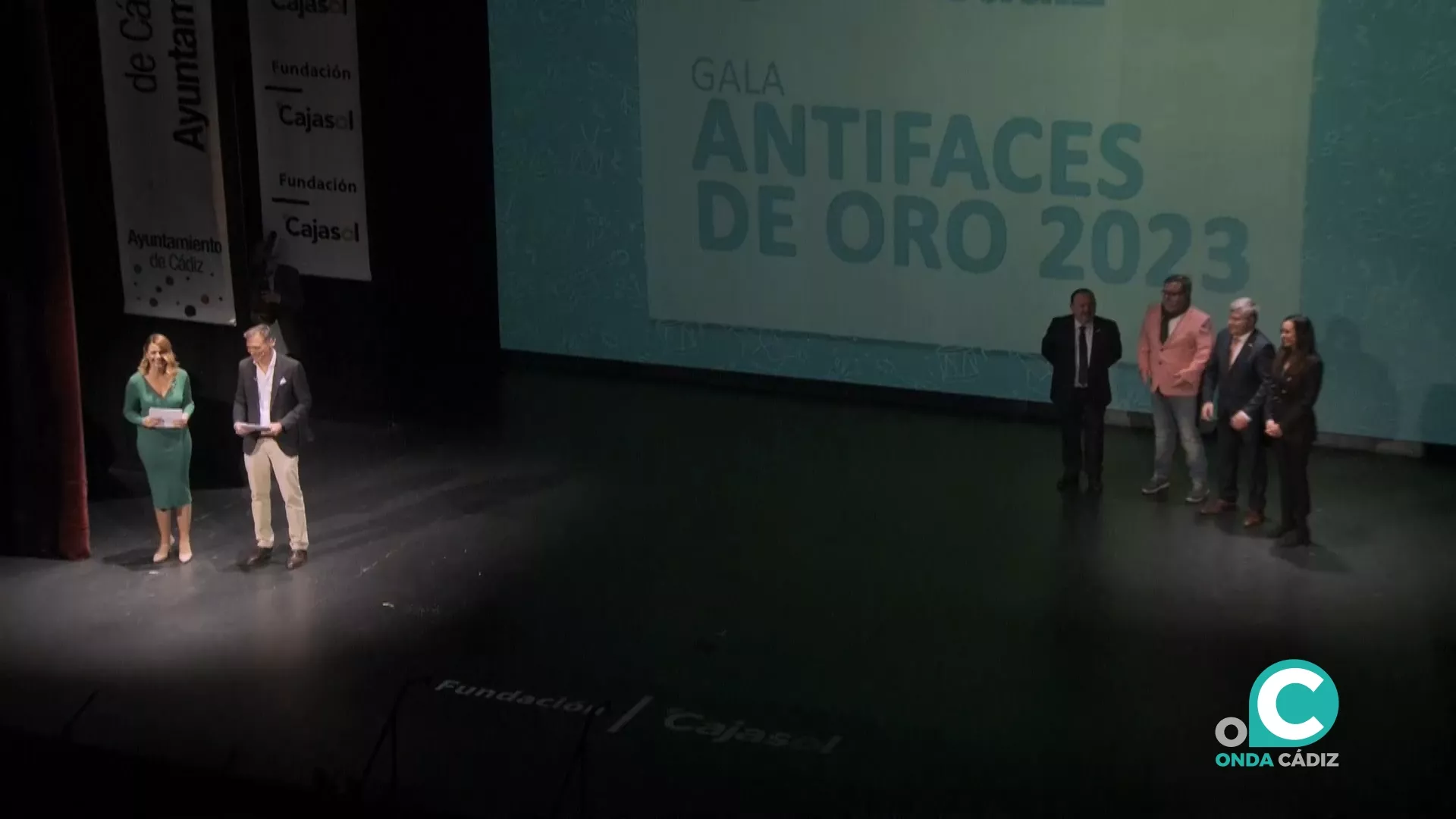 Momento de la Gala de Antifaces de Oro 2023.