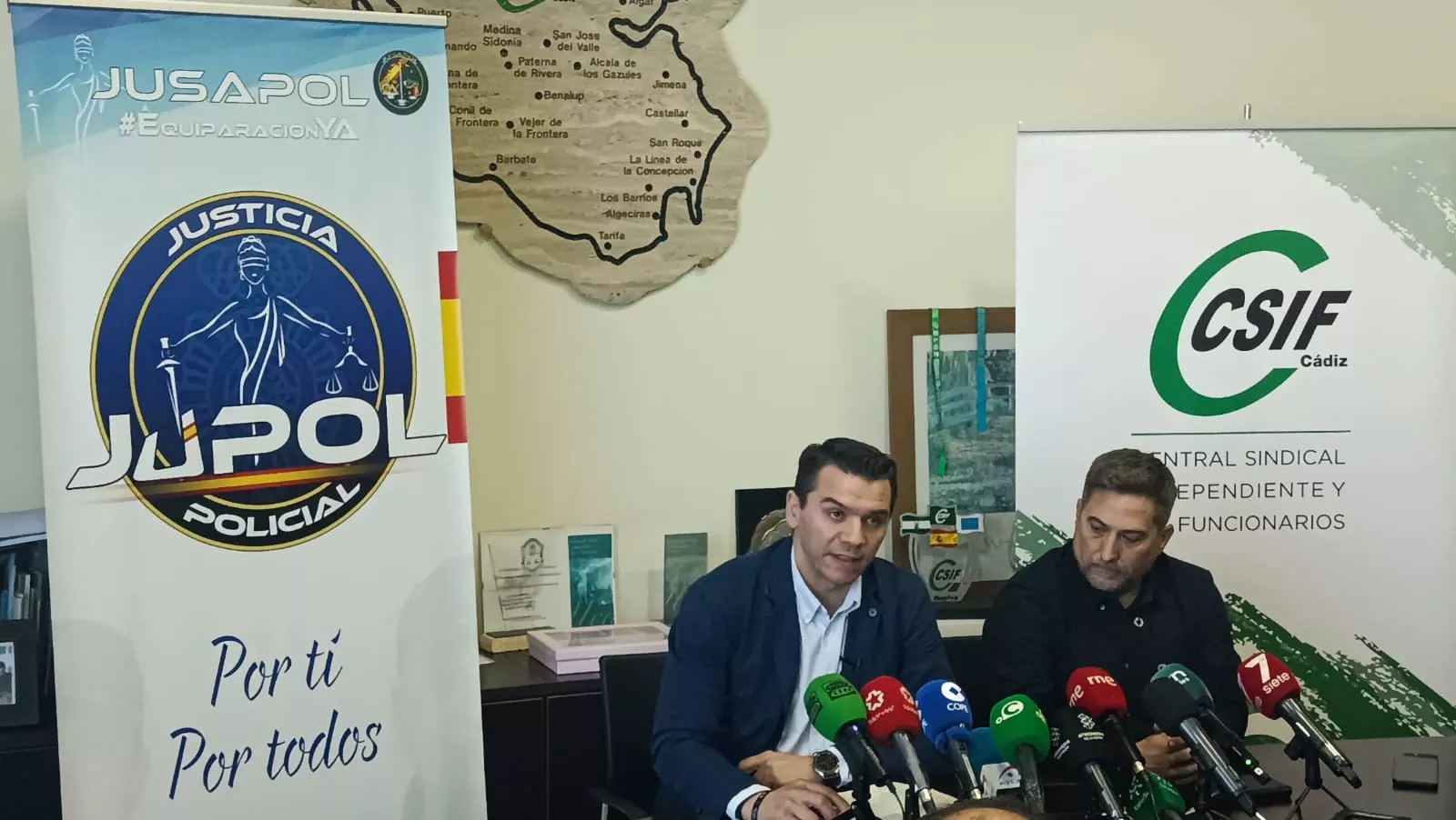 Rueda de prensa de JUPOL ofrecida este martes