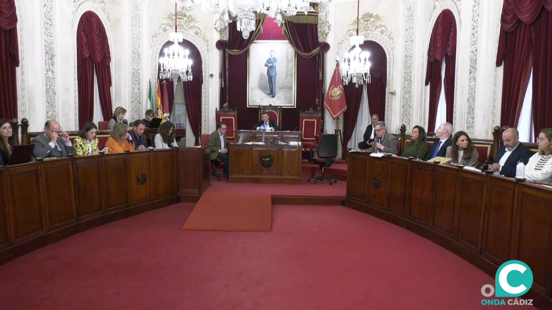 Sesión ordinaria del Pleno del Ayuntamiento de Cádiz del mes de febrero.