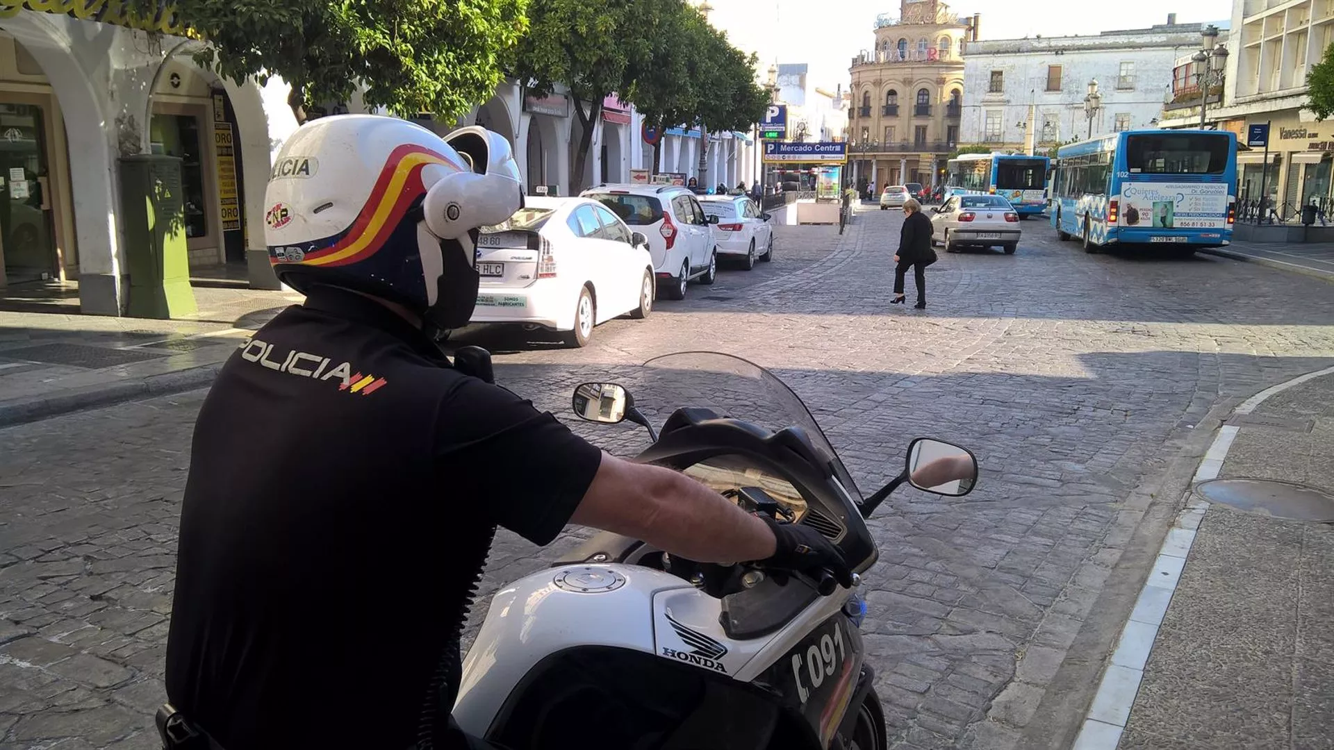 Patrulla seguridad ciudadana en Jerez