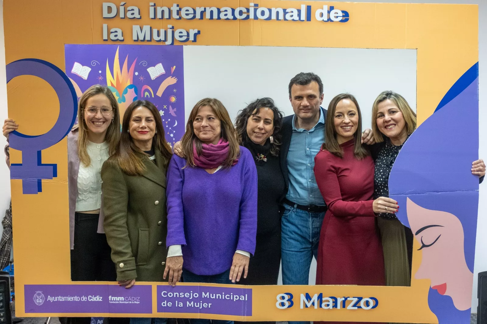 Un momento del acto del 8M en el Consejo Municipal de la Mujer