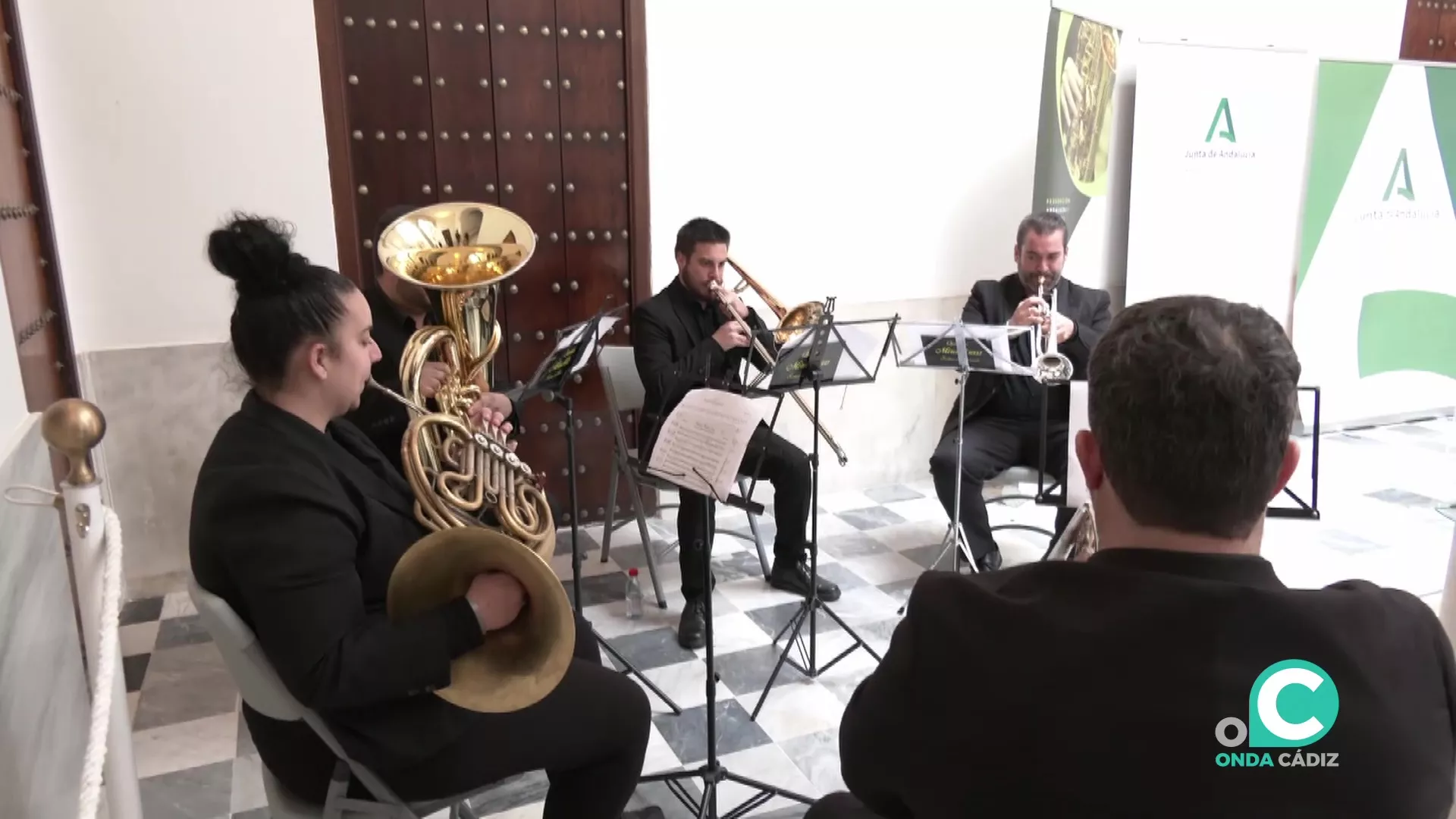 Momento de la presentación del III Congreso Andaluz de Bandas.