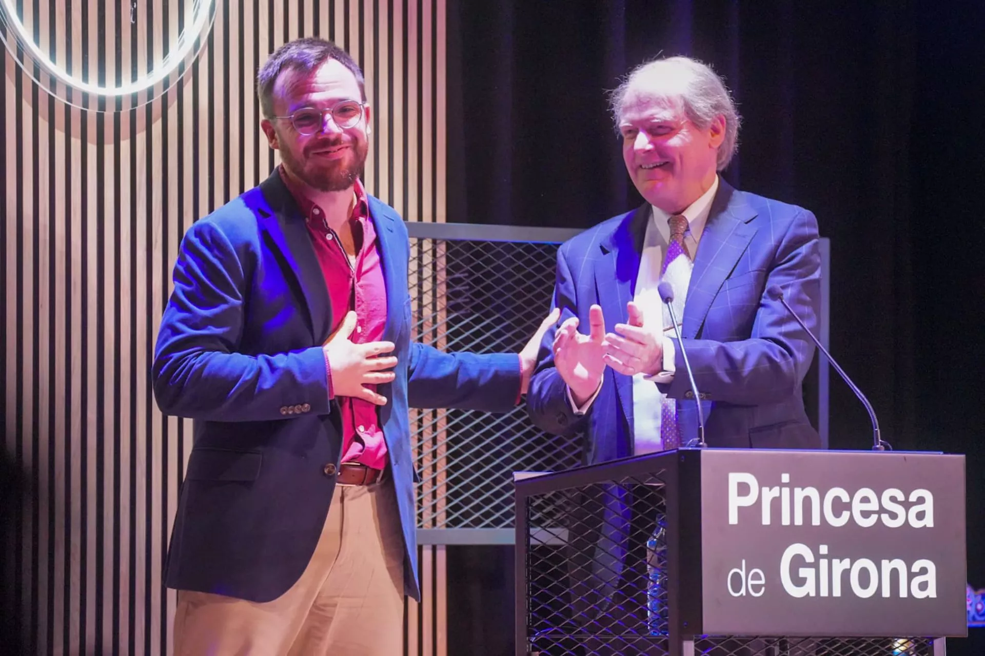 Pablo Millor, ganador del Premio Princesa de Girona Social 2024 en la tercera etapa del Tour del Talento en Cádiz.