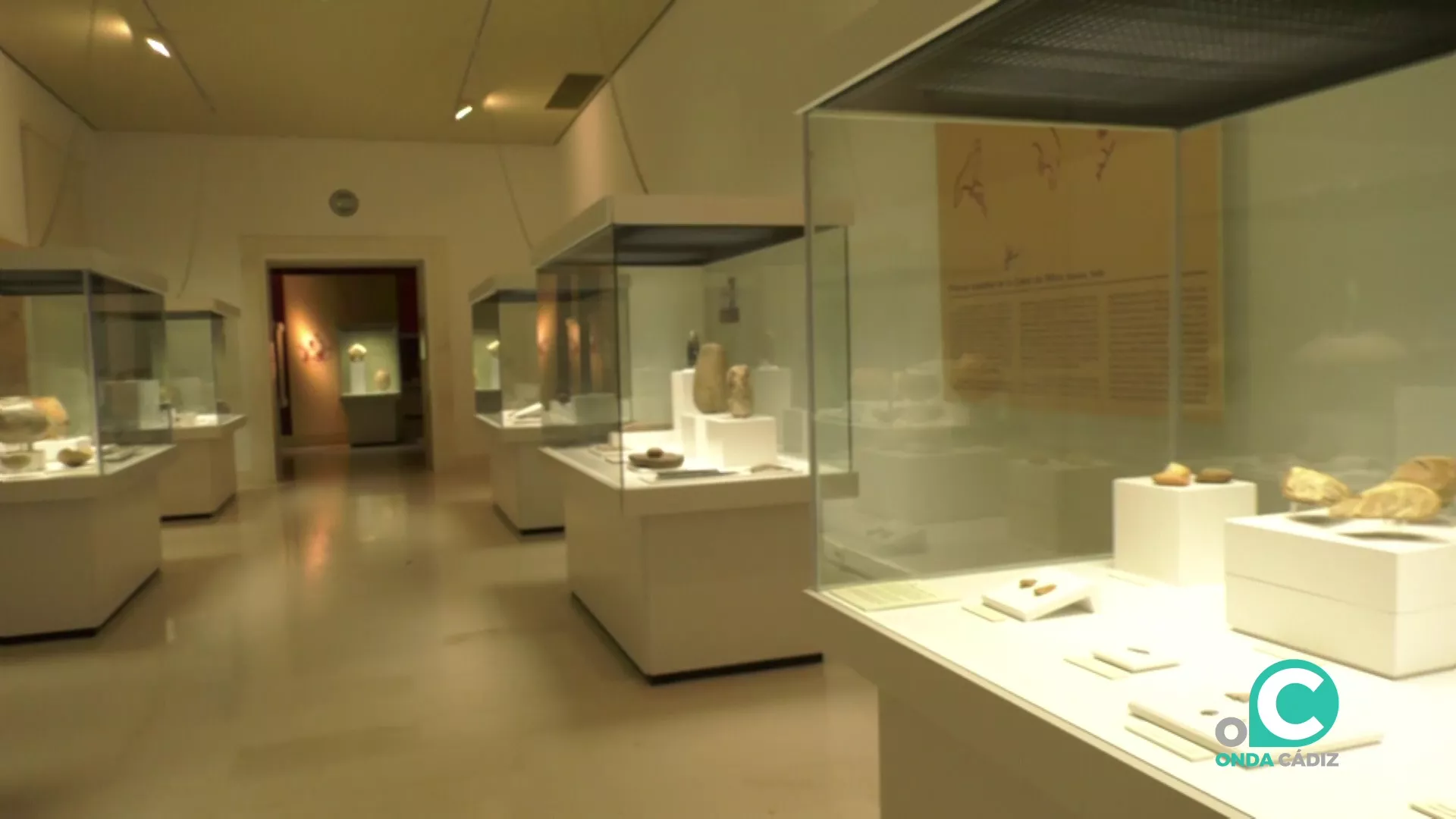 Sala de prehistoria del Museo Provincial de Cádiz