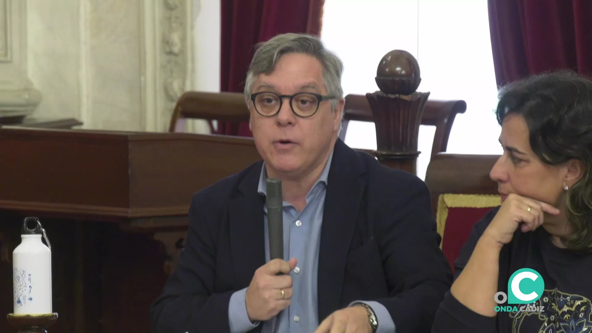 El portavoz del PSOE en el Ayuntamiento de Cádiz, Óscar Torres