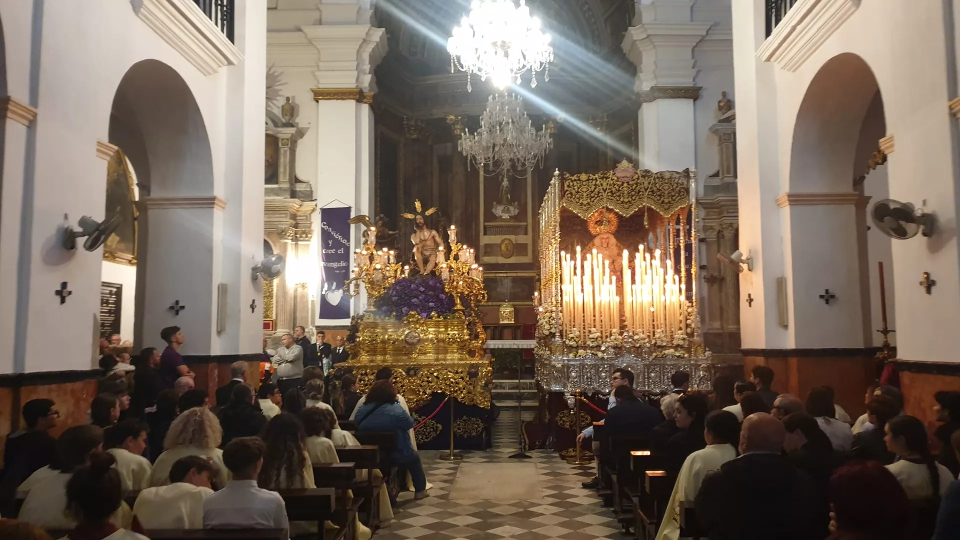 Imagen del interior de la Iglesia de San Agustín 