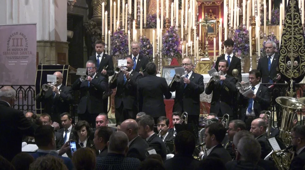 La banda de música Maestro Tejera abre el III Congreso de Bandas de Música de Semana Santa.