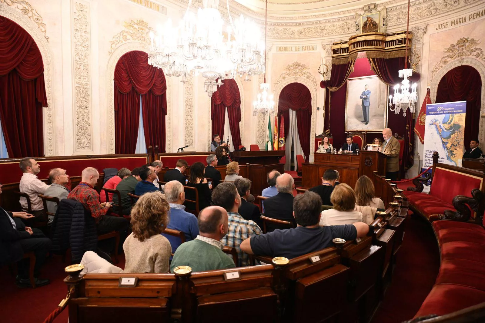 Acto de inauguración de las XXXVI Jornadas Científicas de la Asociación Meteorológica Española.