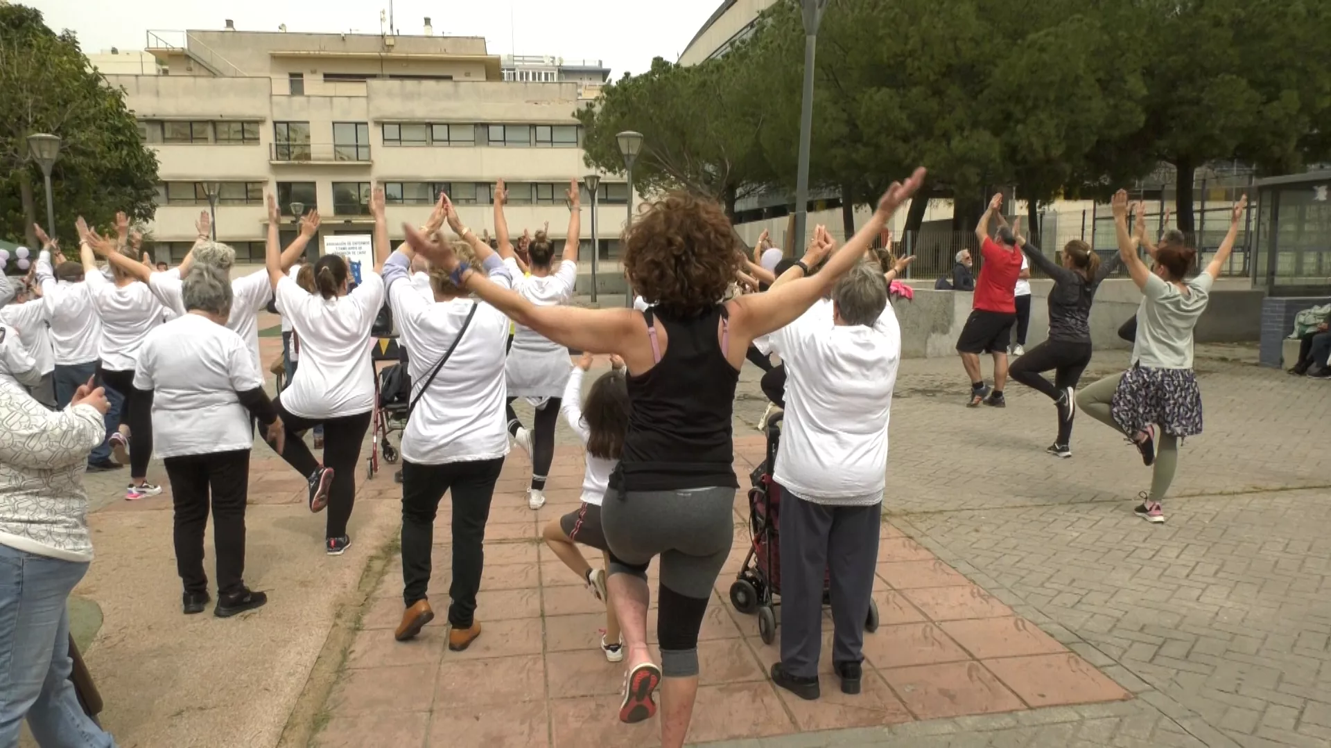 El yoga ha sido una de las actividades de la jornada 