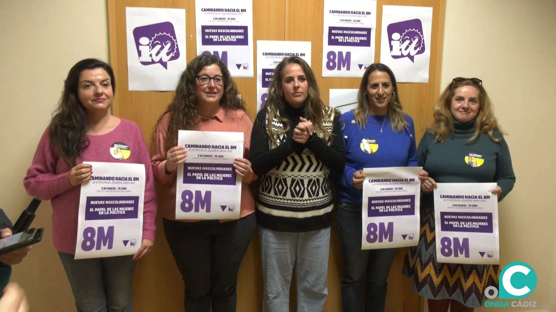 Izquierda Unida en Cádiz ha presentado el lema para este 8 de marzo.