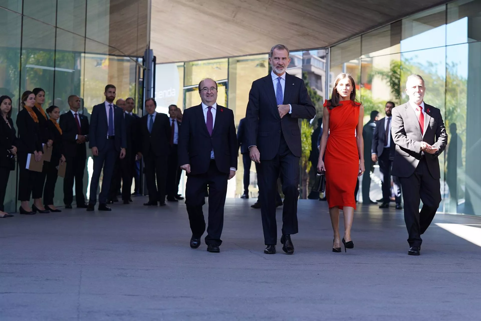 El Rey Felipe VI, a su llegada al acto de entrega de las Medallas de Oro en una imagen de archivo