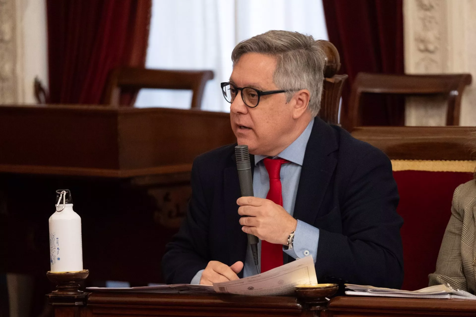 Óscar Torres, portavoz del PSOE en el Ayuntamiento de Cádiz