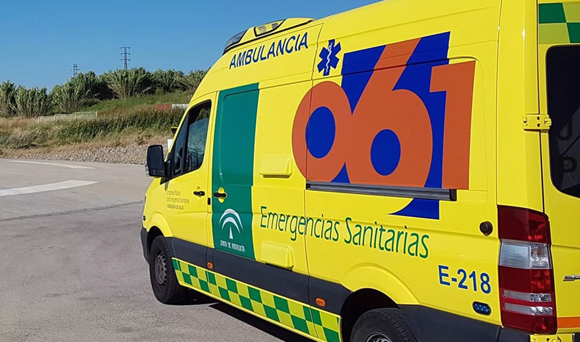 Ambulancia perteneciente al 061