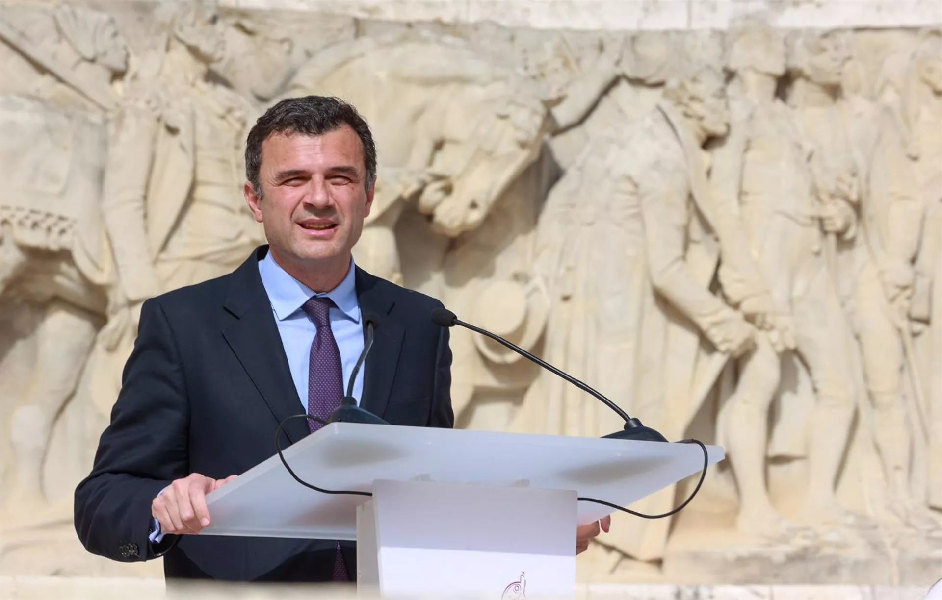 El alcalde de Cádiz Bruno García, en un acto institucional de la ciudad en una imagen de archivo