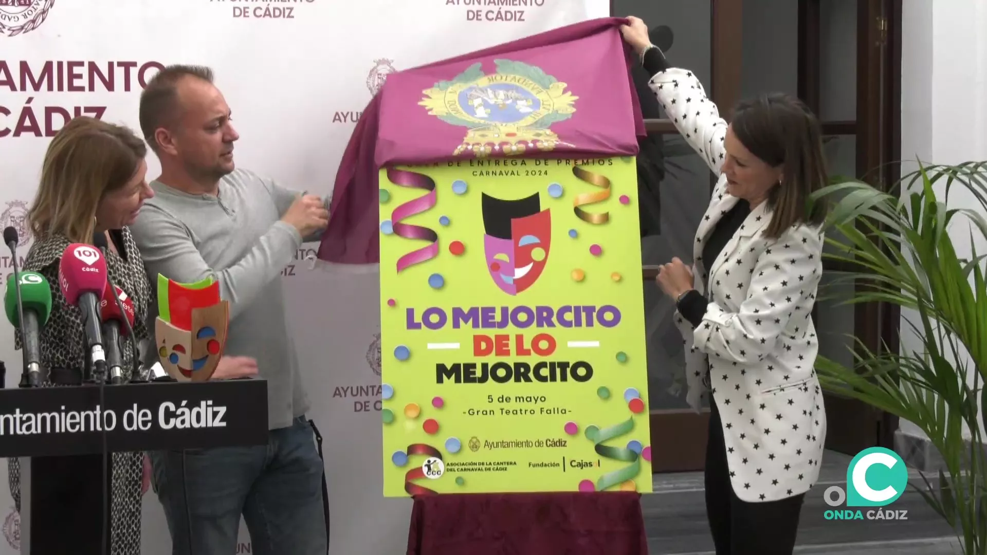 Presentación del cartel de la I Gala 'Lo mejorcito de lo mejorcito'. 