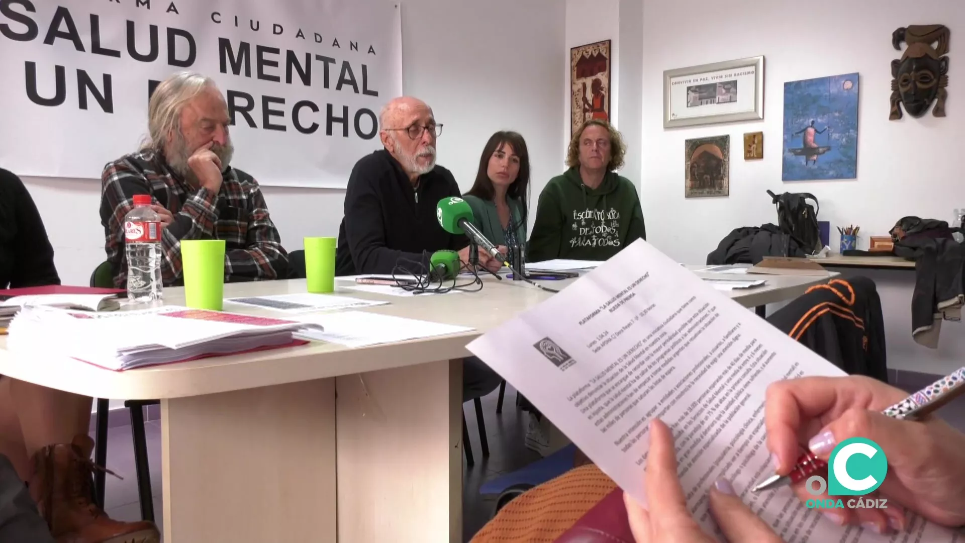 Acto de presentación en Cádiz de la plataforma “La Salud Mental es un Derecho” 