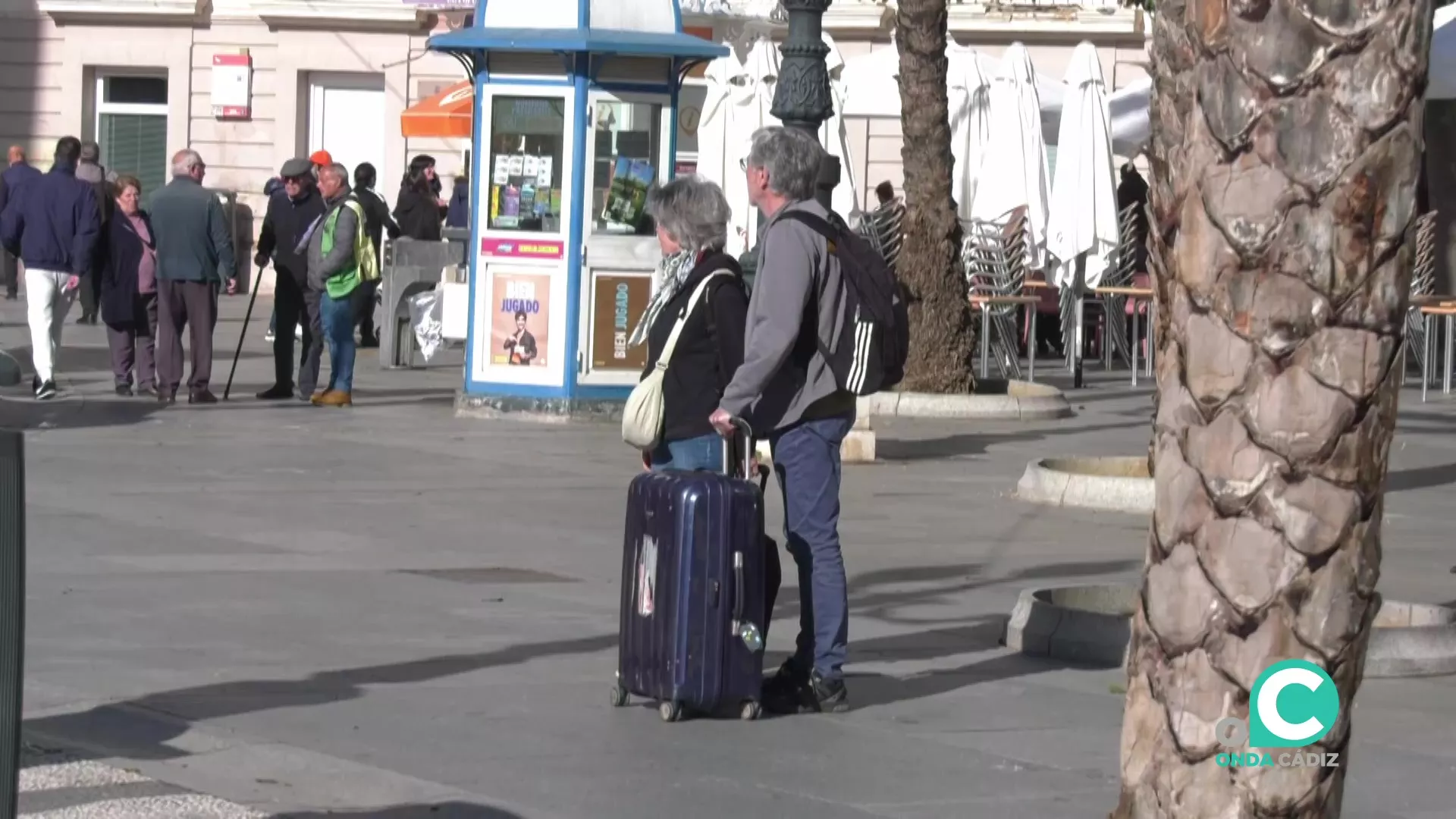 Turistas en la plaza San Juan de Dios 