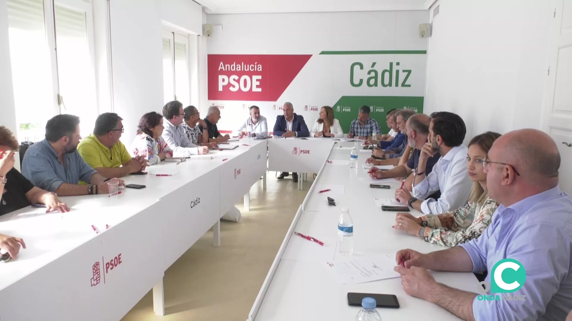 Reunión de la Ejecutiva provincial del PSOE en una imagen de archivo