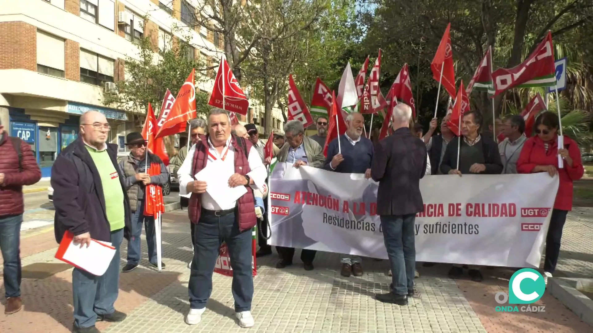 Manifestación en Cádiz por el cumplimiento de la Ley de la Dependencia