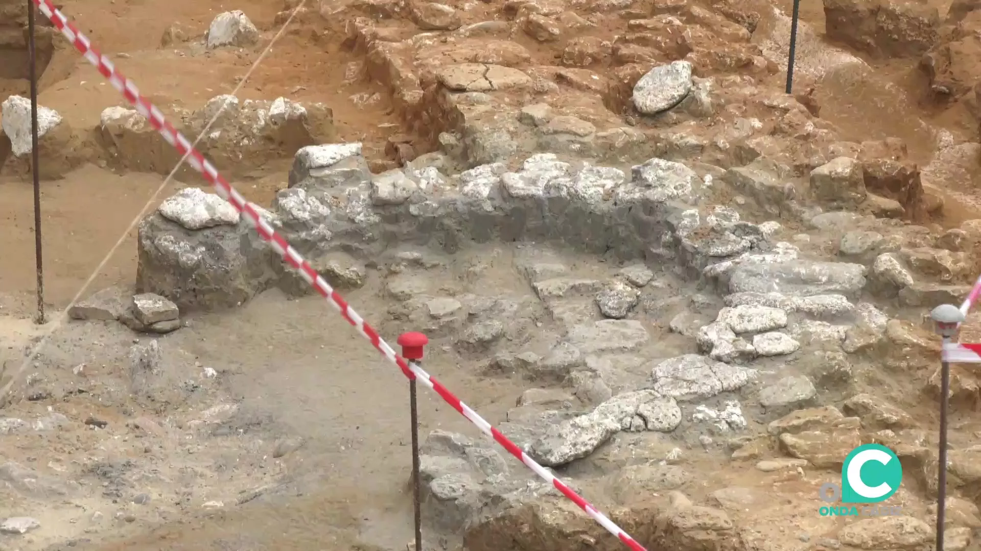 Sacado a la luz parte de una necrópolis romana en su obra de la calle Marqués de Coprani.