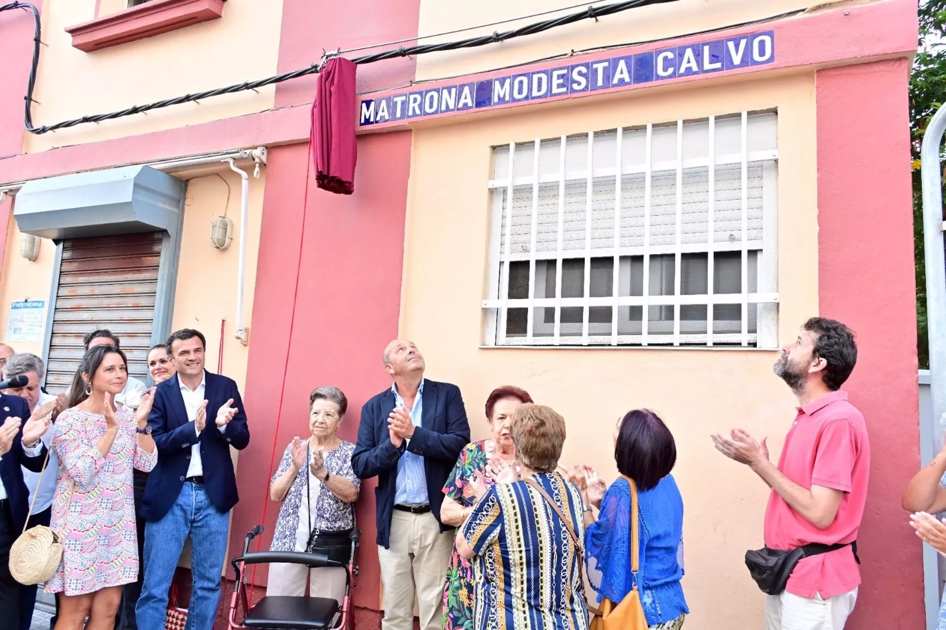 La antigua calle Ejercito de África renombrada como Matrona Modesta Calvo y descubierta el pasado mes de septiembre.