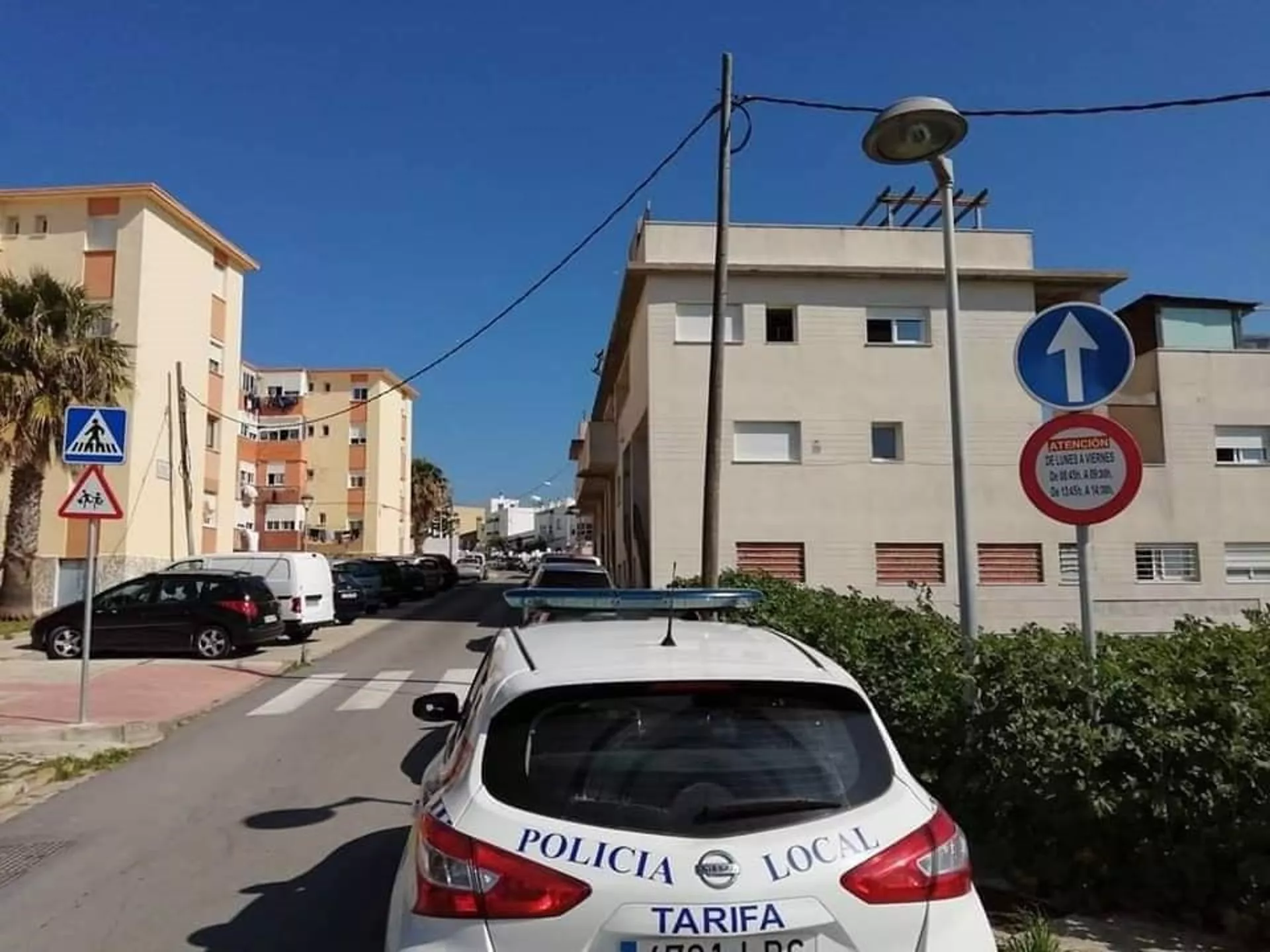 Vehículo de la Policía Local de Tarifa.