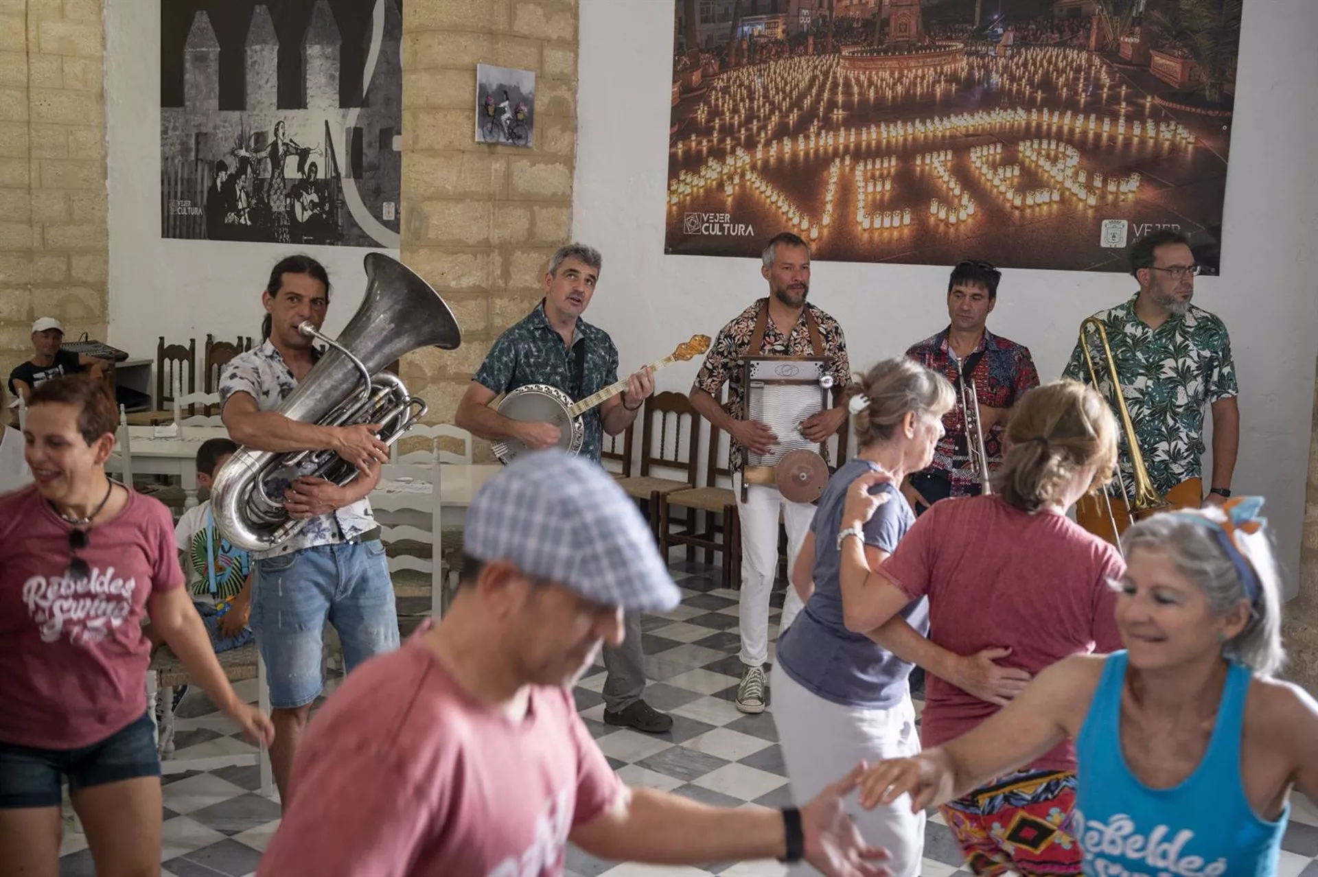 Uno de los momentos del Festival Jazz Vejer, en una imagen de archivo. 