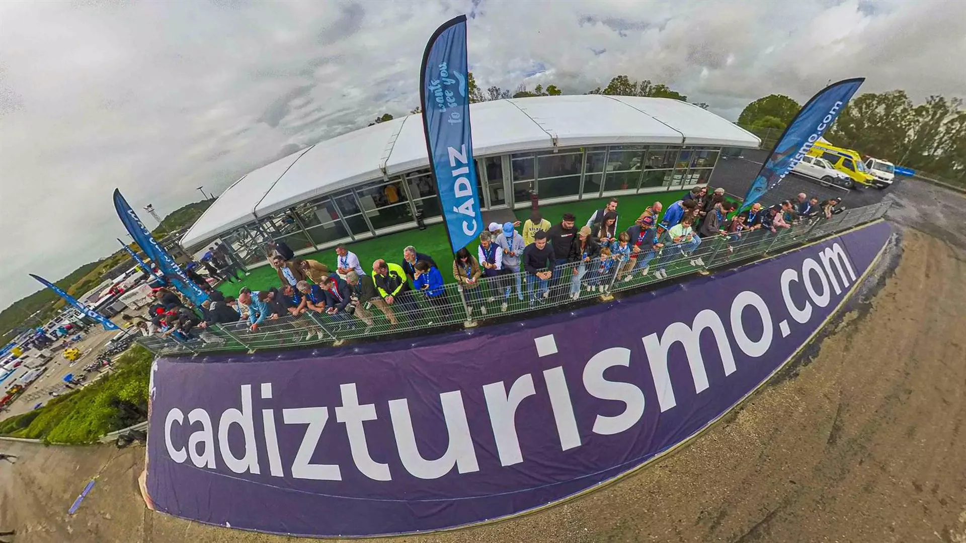 Carpa del Patronato de Turismo en el Circuito de Jerez.