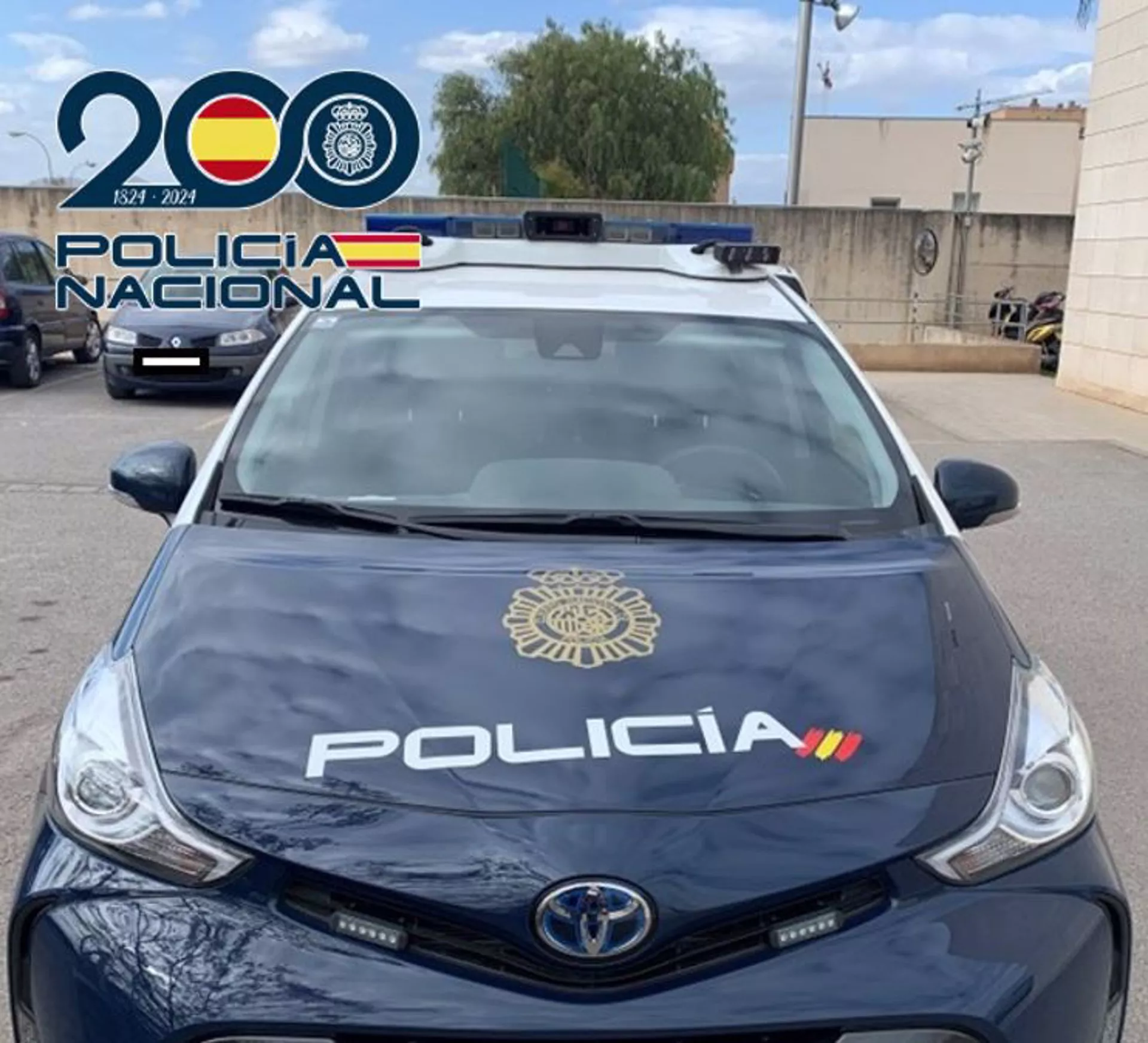 Un vehiculo de policia nacional en una imagen de archivo