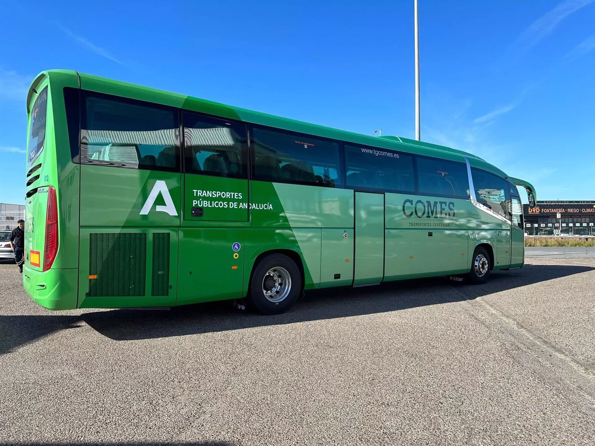 Autobús interurbano Comes, en una imagen de archivo.