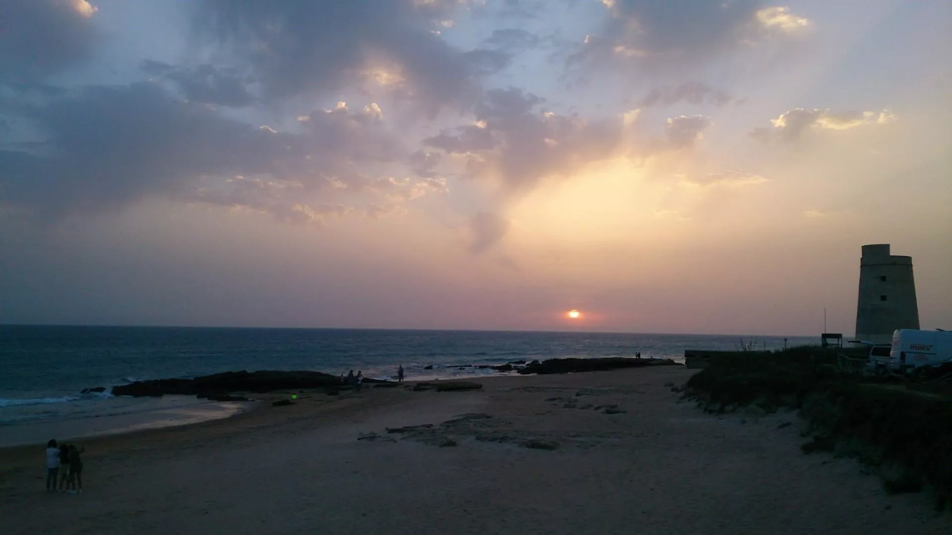  Imagen de archivo la playa de El Palmar en Vejer