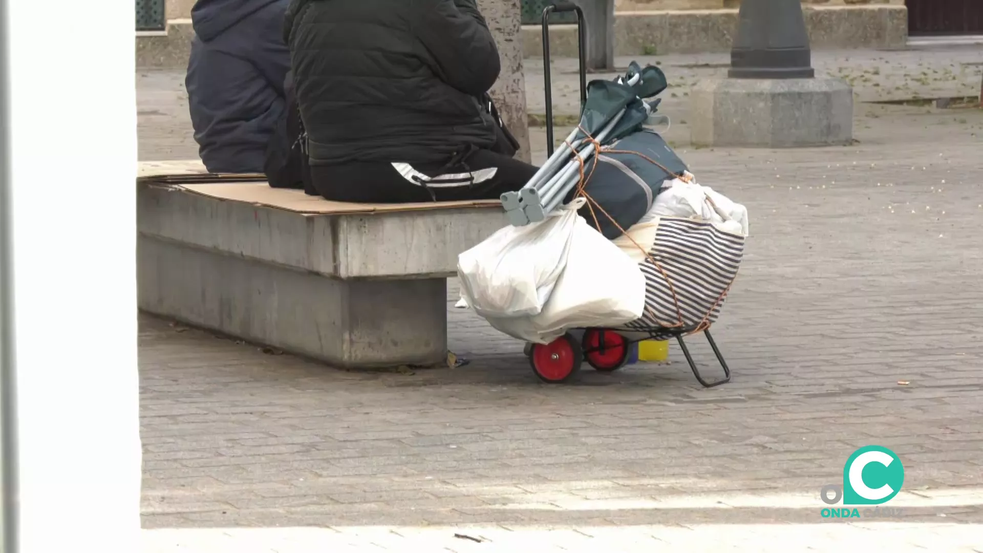 Personas sin hogar en Cádiz