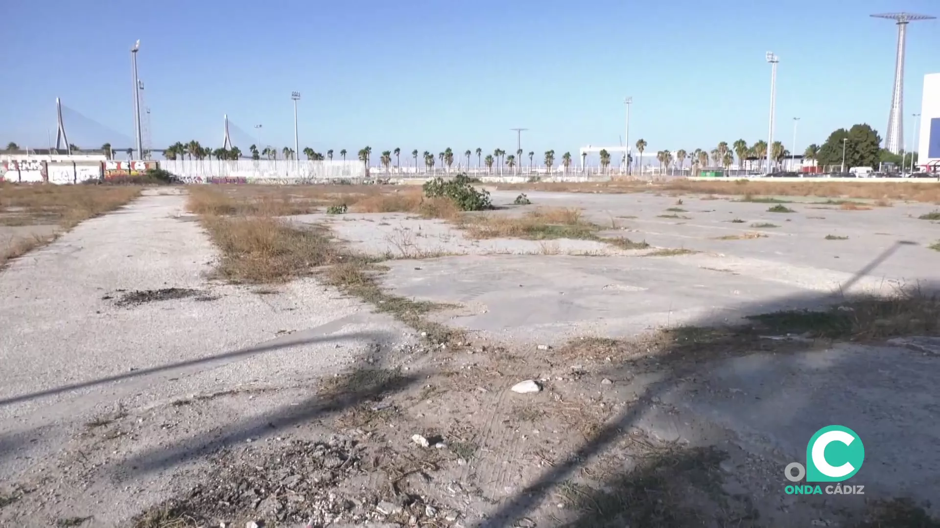 Los antiguos terrenos de CASA destinados al nuevo hospital.