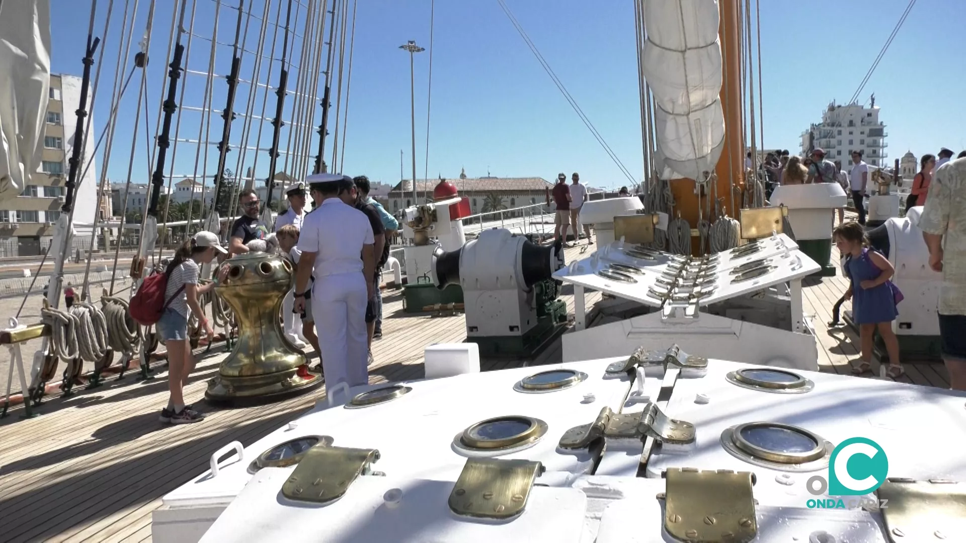 El Buque Esmeralda fue construido en el astillero gaditano en 1954 