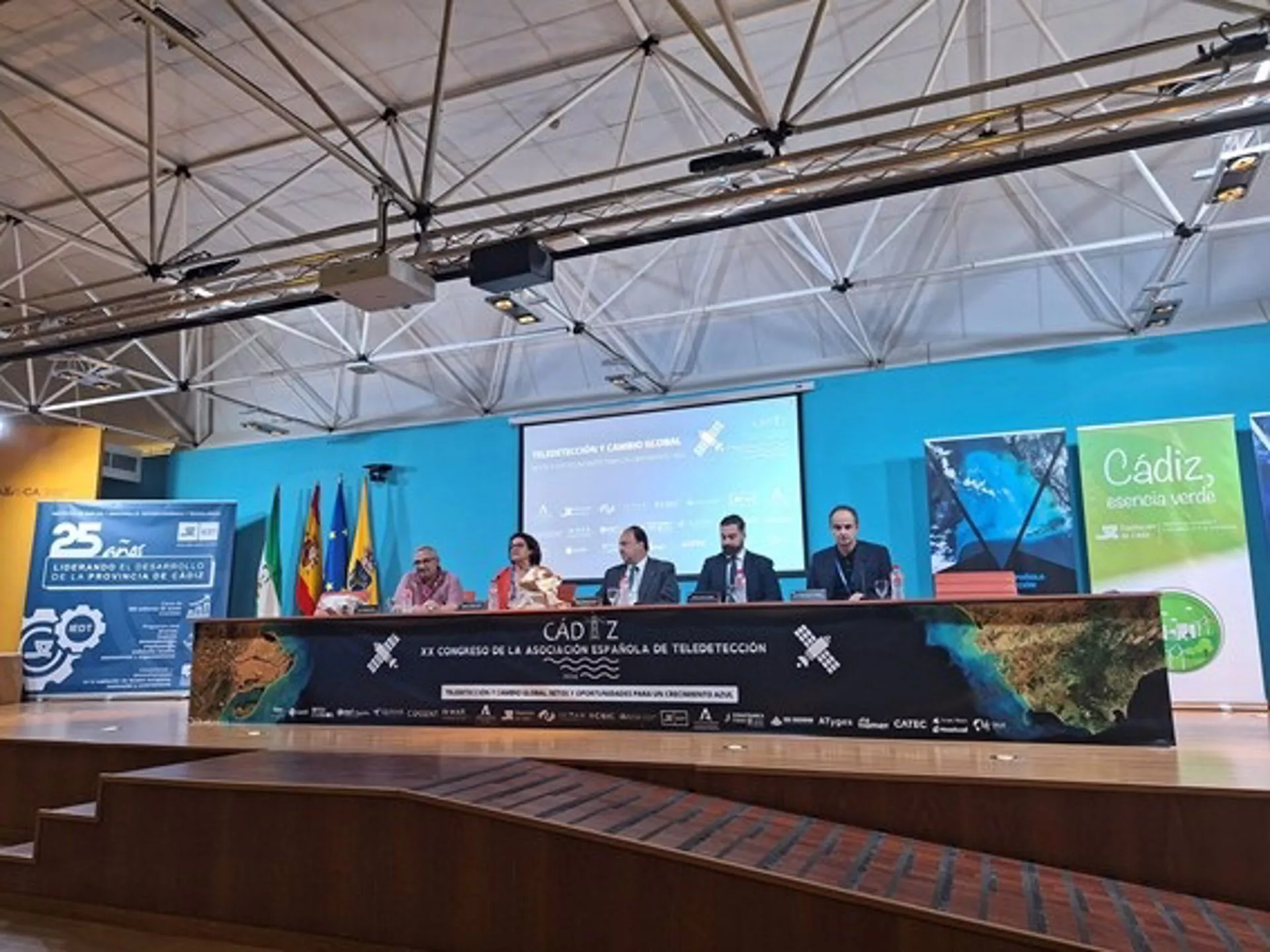 Inauguración del XX Congreso de la Asociación Española de Teledetección (AET) en Cádiz