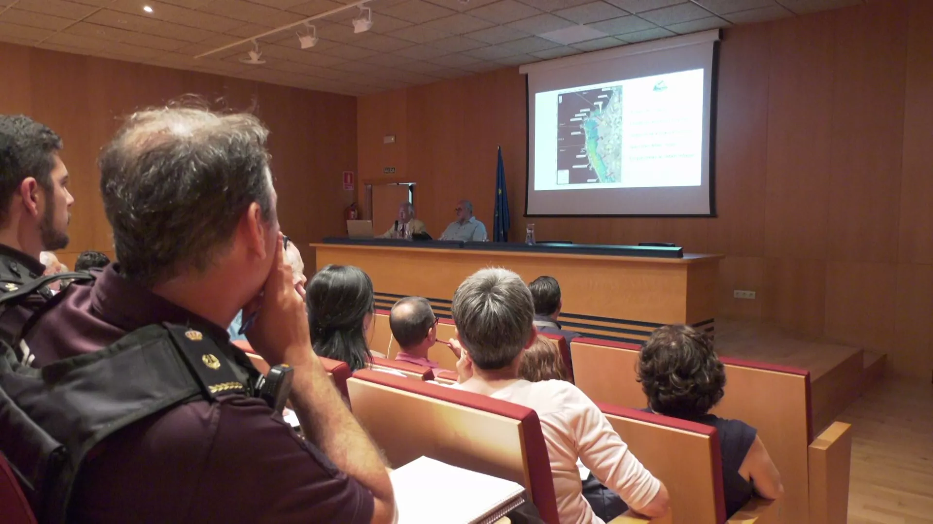 La sede del IFEF acoge una jornada técnica que reúne a las fuerzas de seguridad, instituciones y servicios implicados.