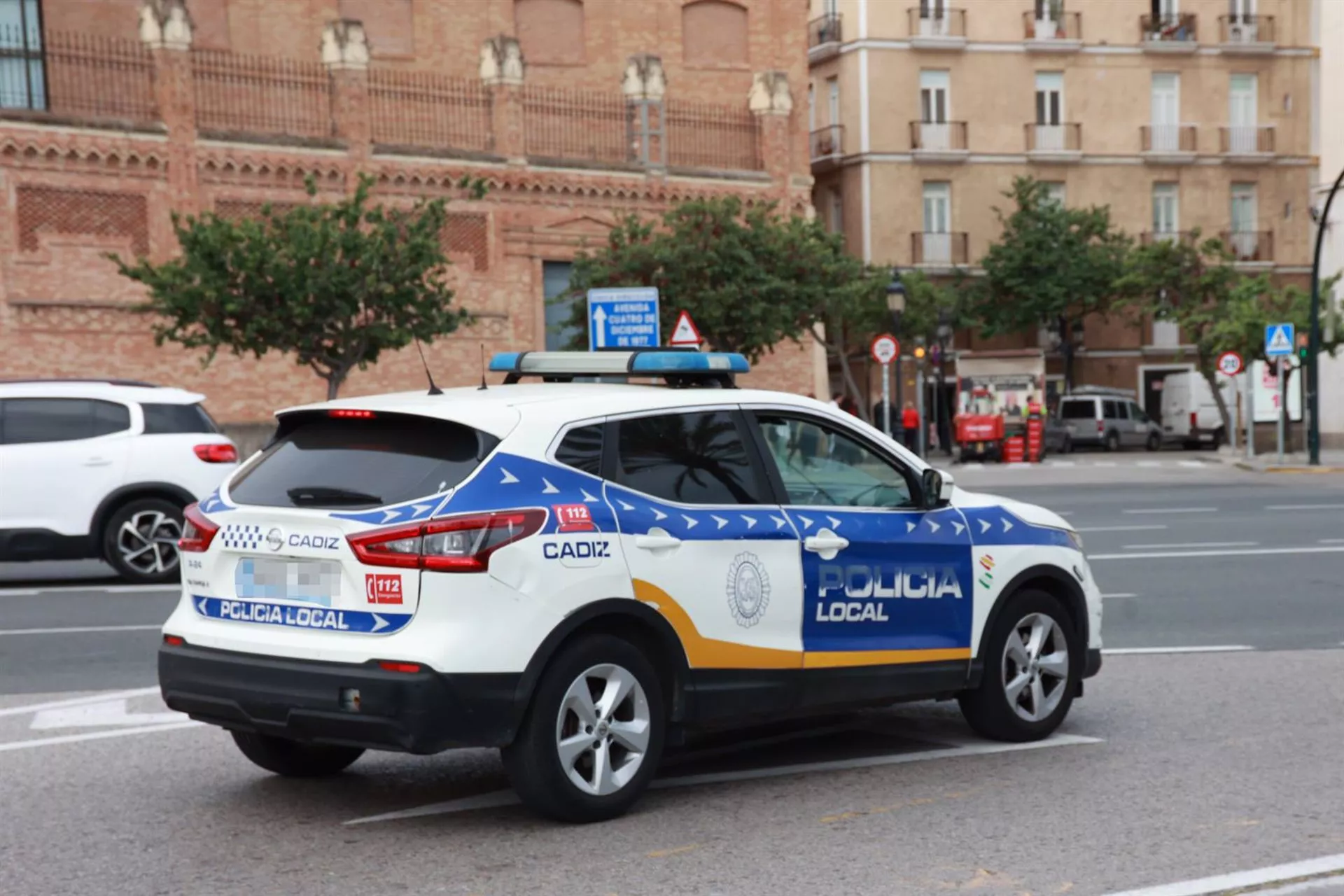 Vehículo de la Policía Local de Cádiz