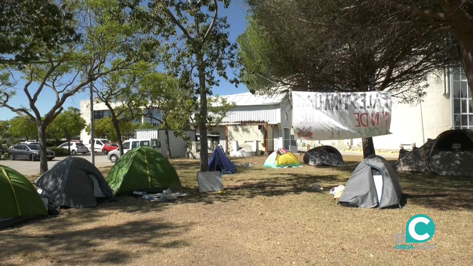 El pasado 7 de junio, los estudiantes levantaron su acampada en el Campus de Puerto Real tras 23 días de movilizaciones.