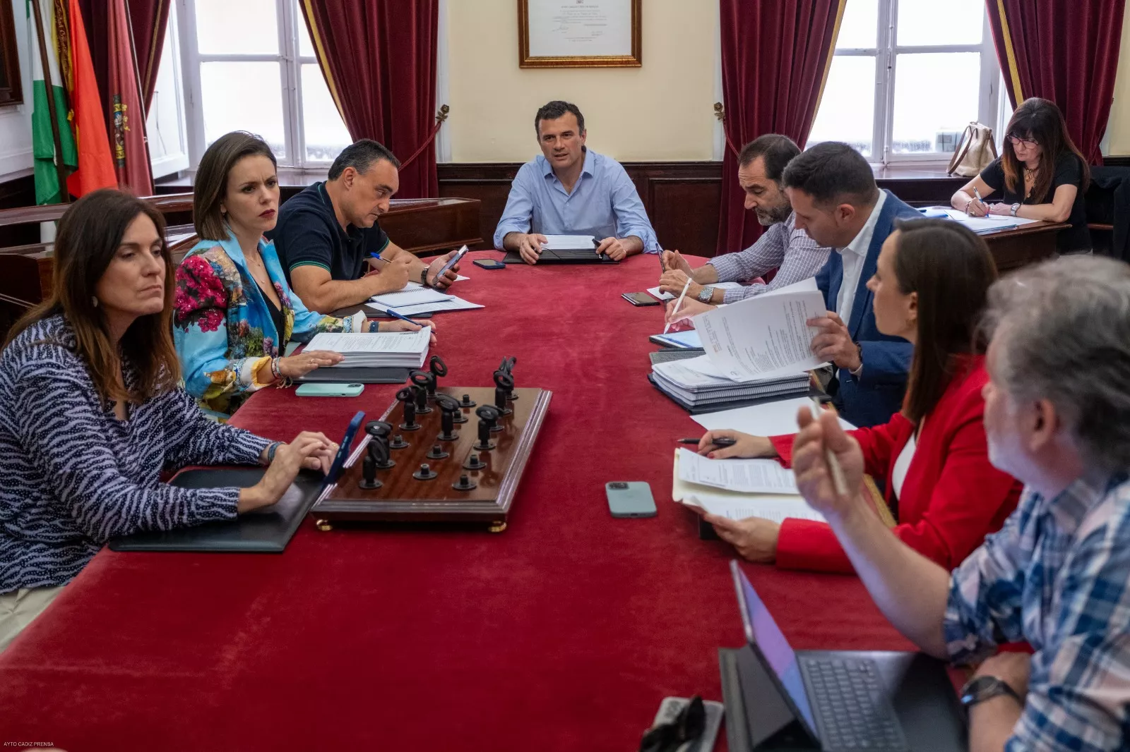 El alcalde de la ciudad, Bruno García, ha presidido el Consejo Rector del IFEF.